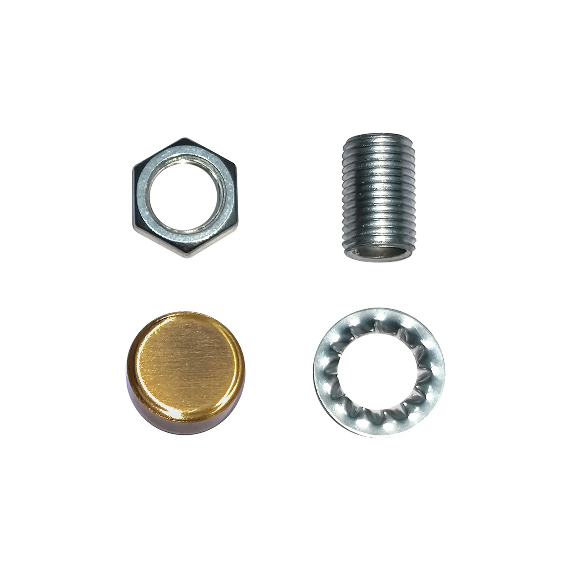 D0983BR  Hayes Thumb Nut (1pc) Brass, c/w Threaded Rod, Washer & Nut